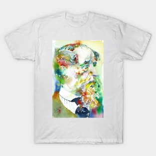 CHARLES DICKENS - watercolor portrait .2 T-Shirt